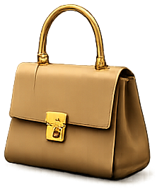 Beige handbag