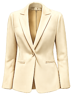 White women's blazer